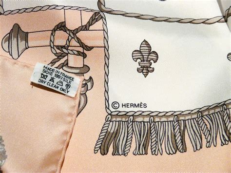 hermes scarf tag|vintage Hermes scarf identification.